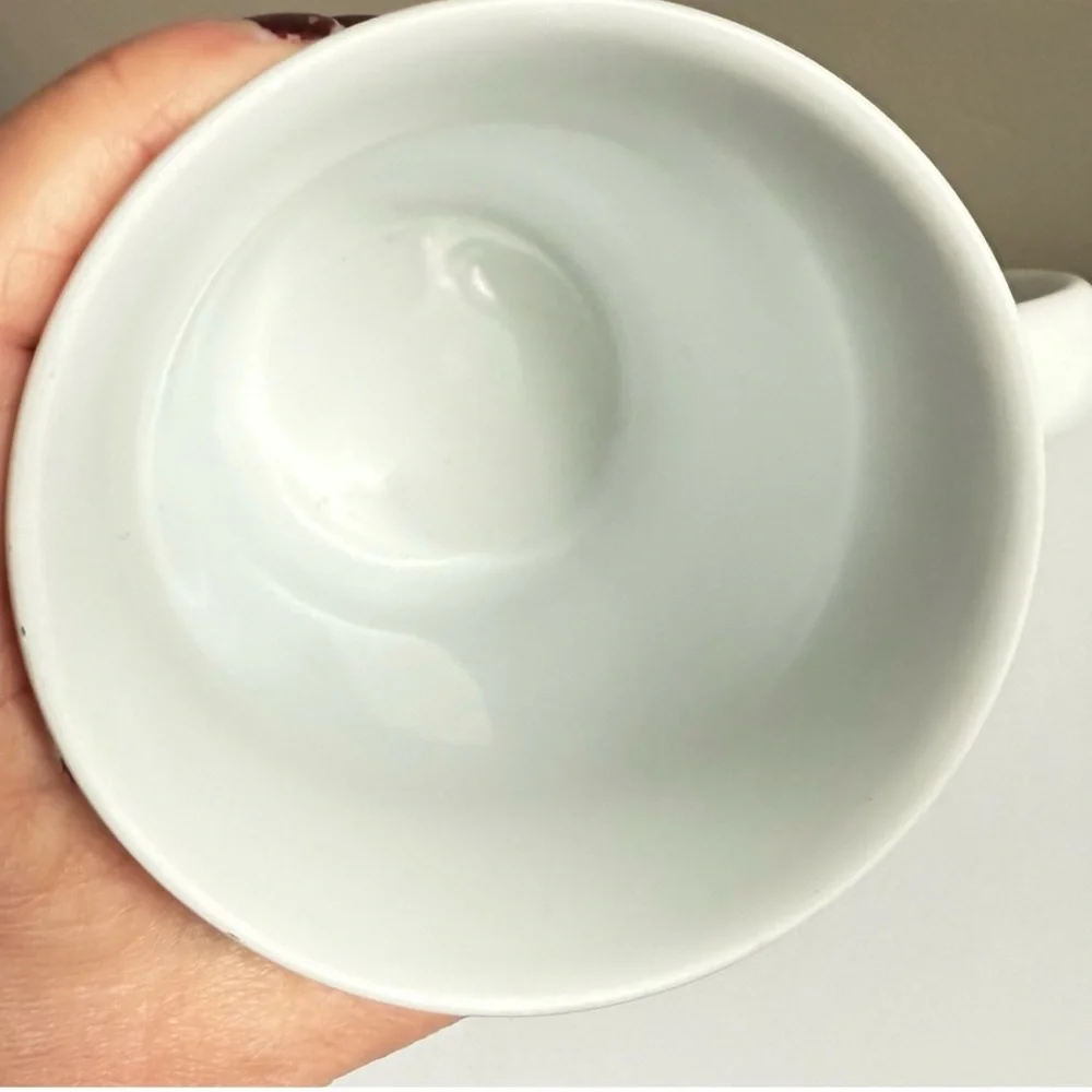 Crate & Barrel Kahla Scribble Mug and Saucer